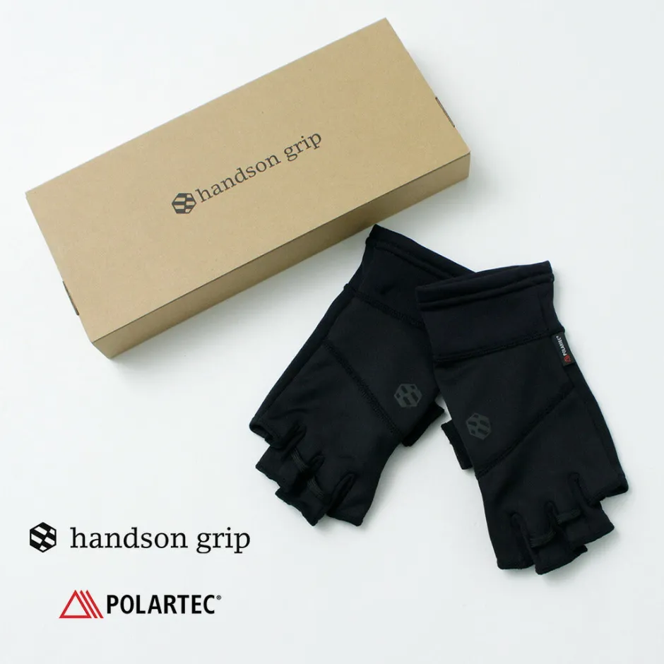 Gloves^HANDSON GRIP / Hobo Half Grid black