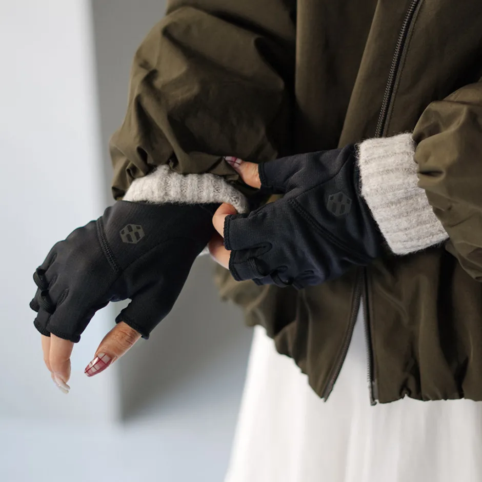 Gloves^HANDSON GRIP / Hobo Half Grid black