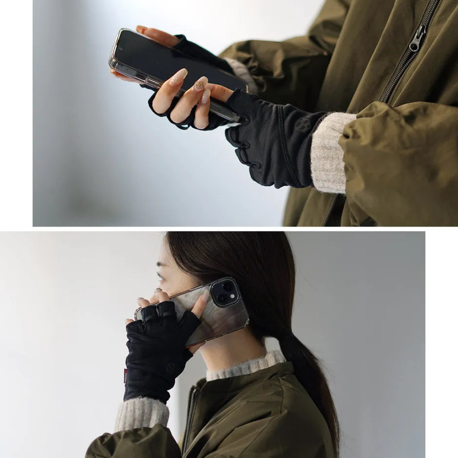 Gloves^HANDSON GRIP / Hobo Half Grid black