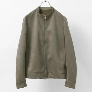 Jackets^HARRISS / Knit Suede Double Zip Riders