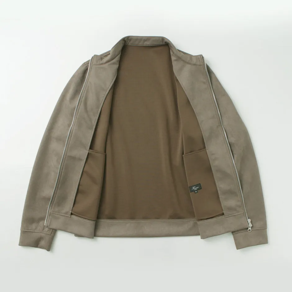 Jackets^HARRISS / Knit Suede Double Zip Riders
