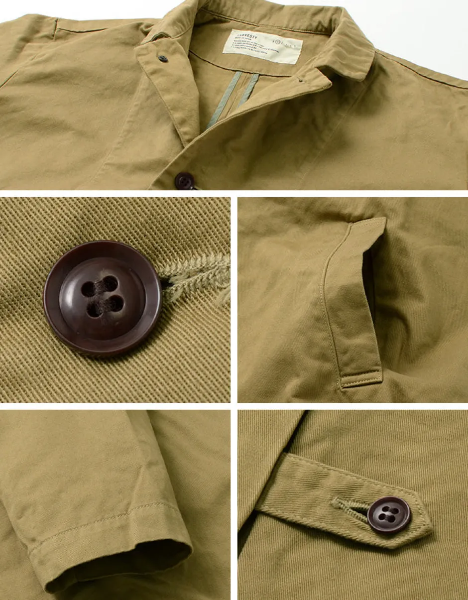 Coats^HARVESTY / Chino Cloth Overcoat