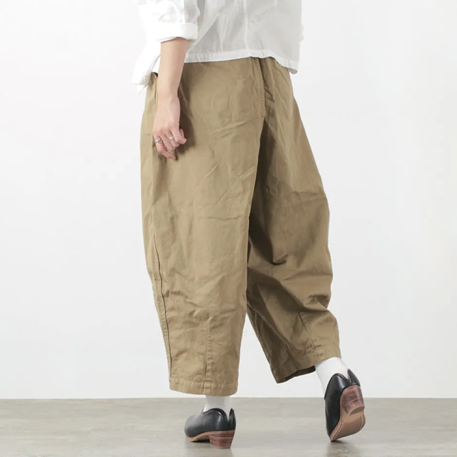 Trousers^HARVESTY / Cotton Chino Circus Pants