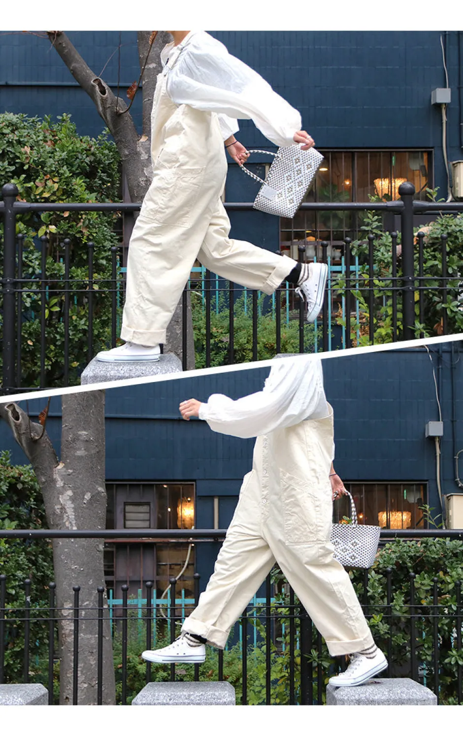 Trousers^HARVESTY / Overalls / Chino Cross Dye