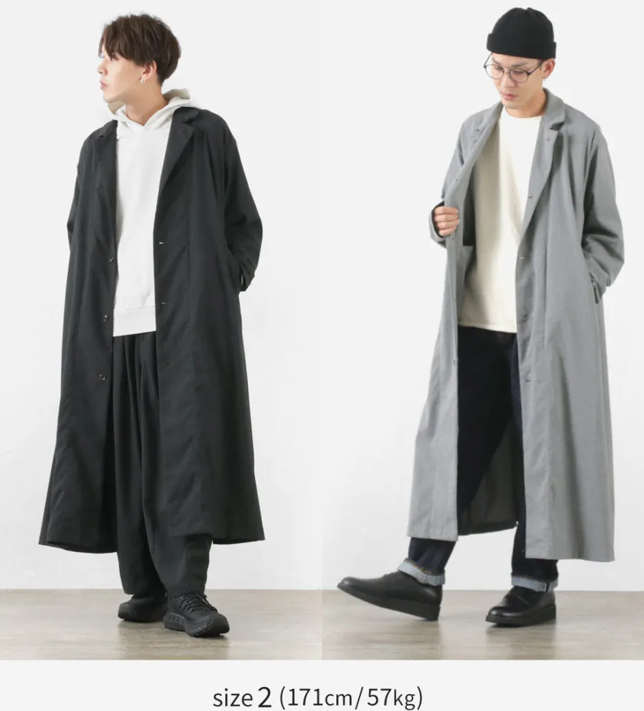 Coats^HARVESTY / Overcoat Long coat
