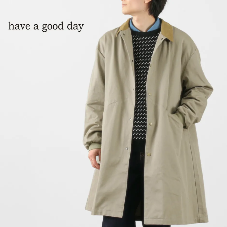 Coats^HAVE A GOOD DAY / Chino Coat beige-2
