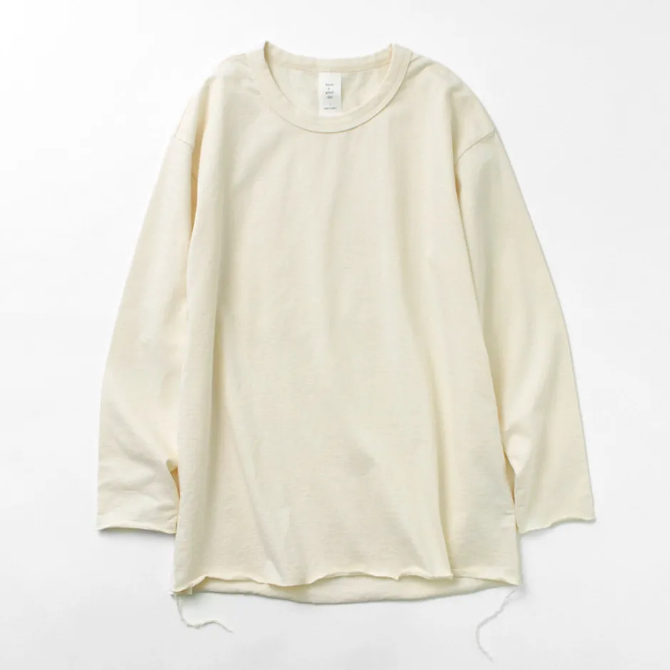 T-Shirts^HAVE A GOOD DAY / Loose Long Sleeve T-Shirt