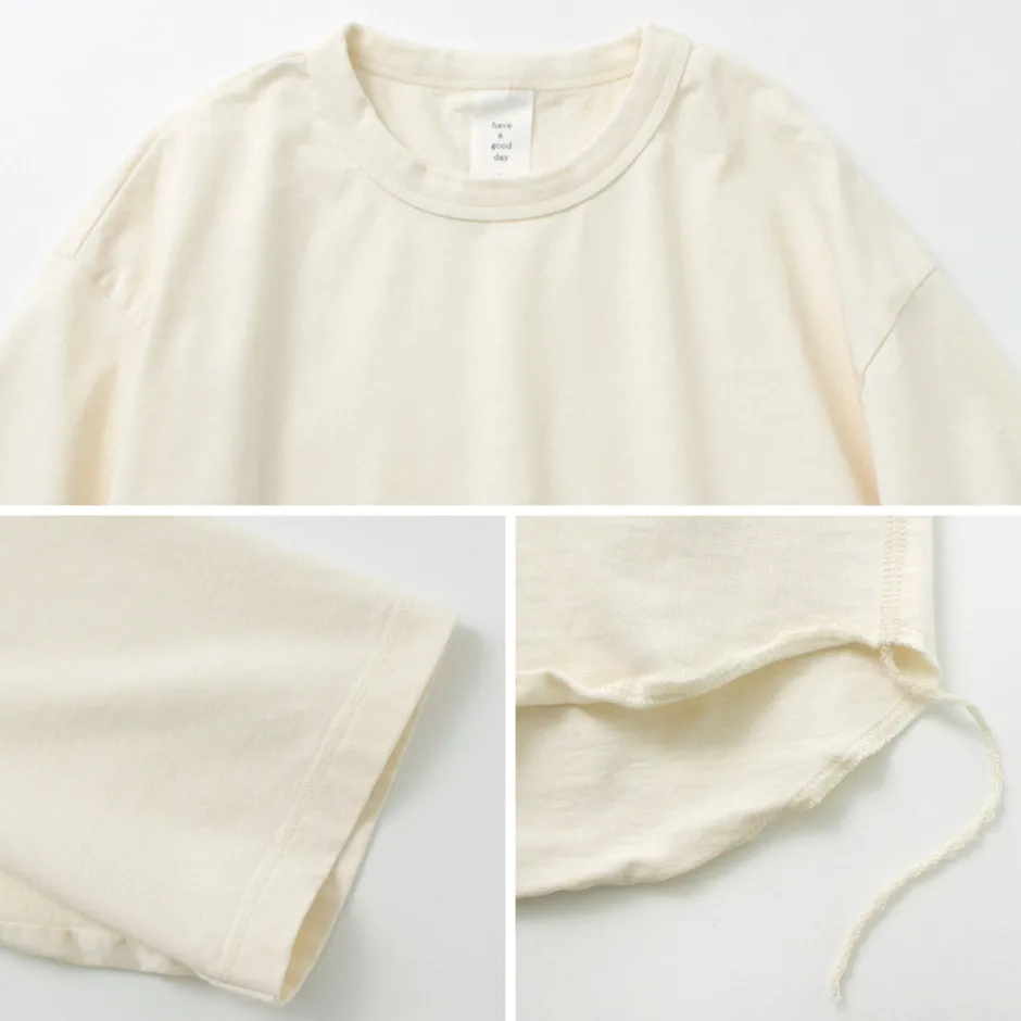 T-Shirts^HAVE A GOOD DAY / Loose short sleeve T-shirt