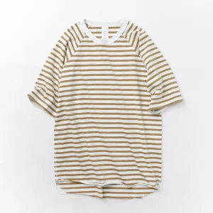 T-Shirts^HAVE A GOOD DAY / Stripe Loose Short Sleeve T-Shirt