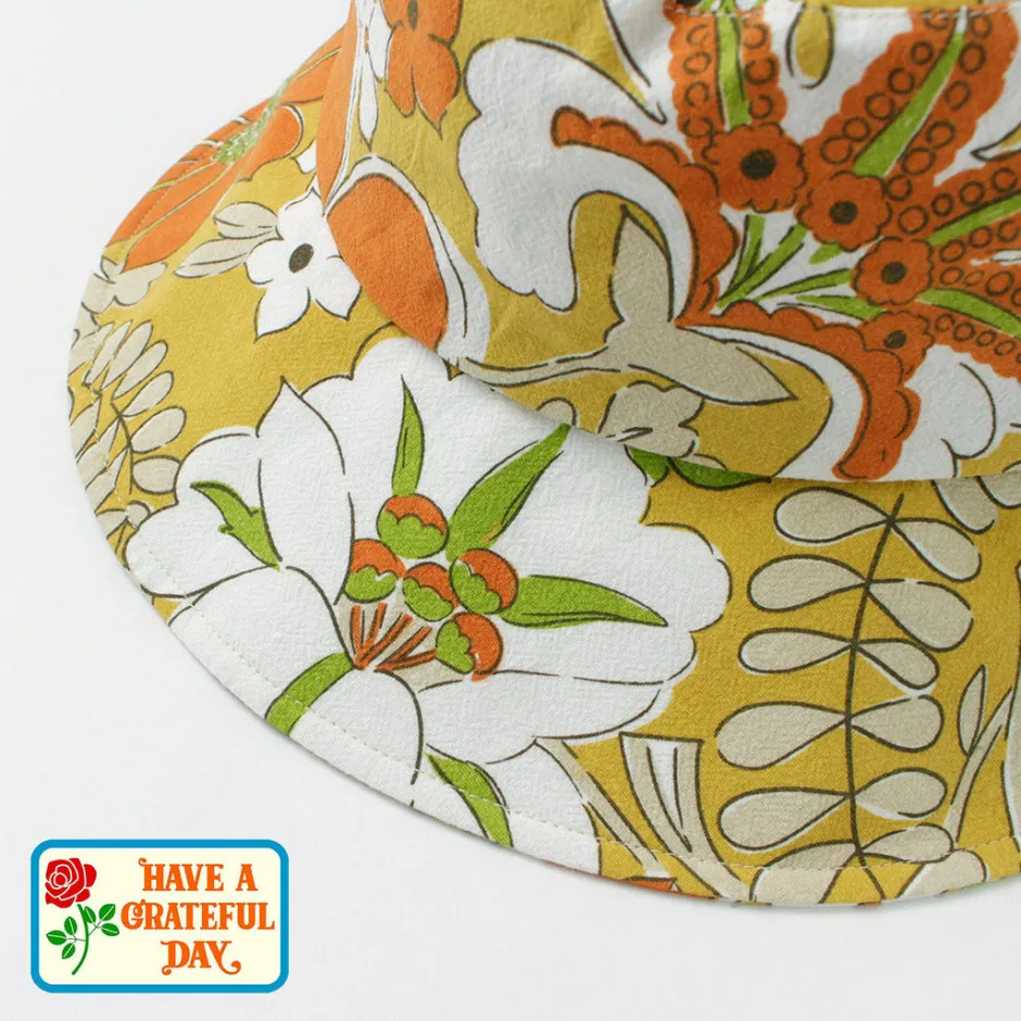 Hats^HAVE A GRATEFUL DAY / Bucket Hat orange