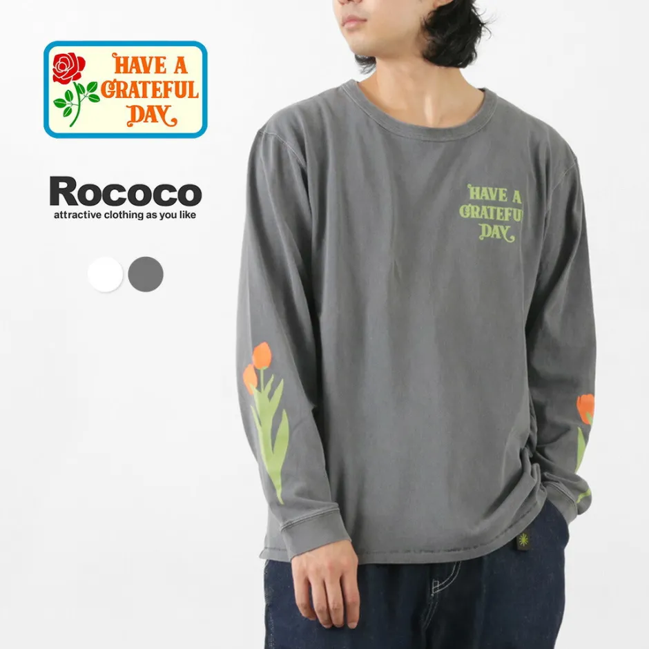 T-Shirts^HAVE A GRATEFUL DAY / Tulip & Logo Long Sleeve T-shirt