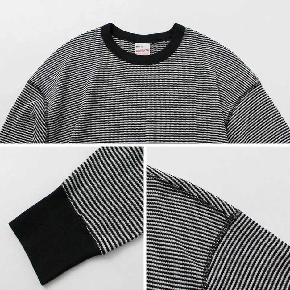 T-Shirts^HEALTHKNIT / 2 Pack T-Shirt 7/10 Sleeve + Long Sleeve Waffle