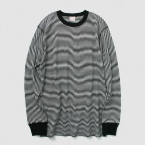 T-Shirts^HEALTHKNIT / Basic Waffle Crew Neck Long Sleeve