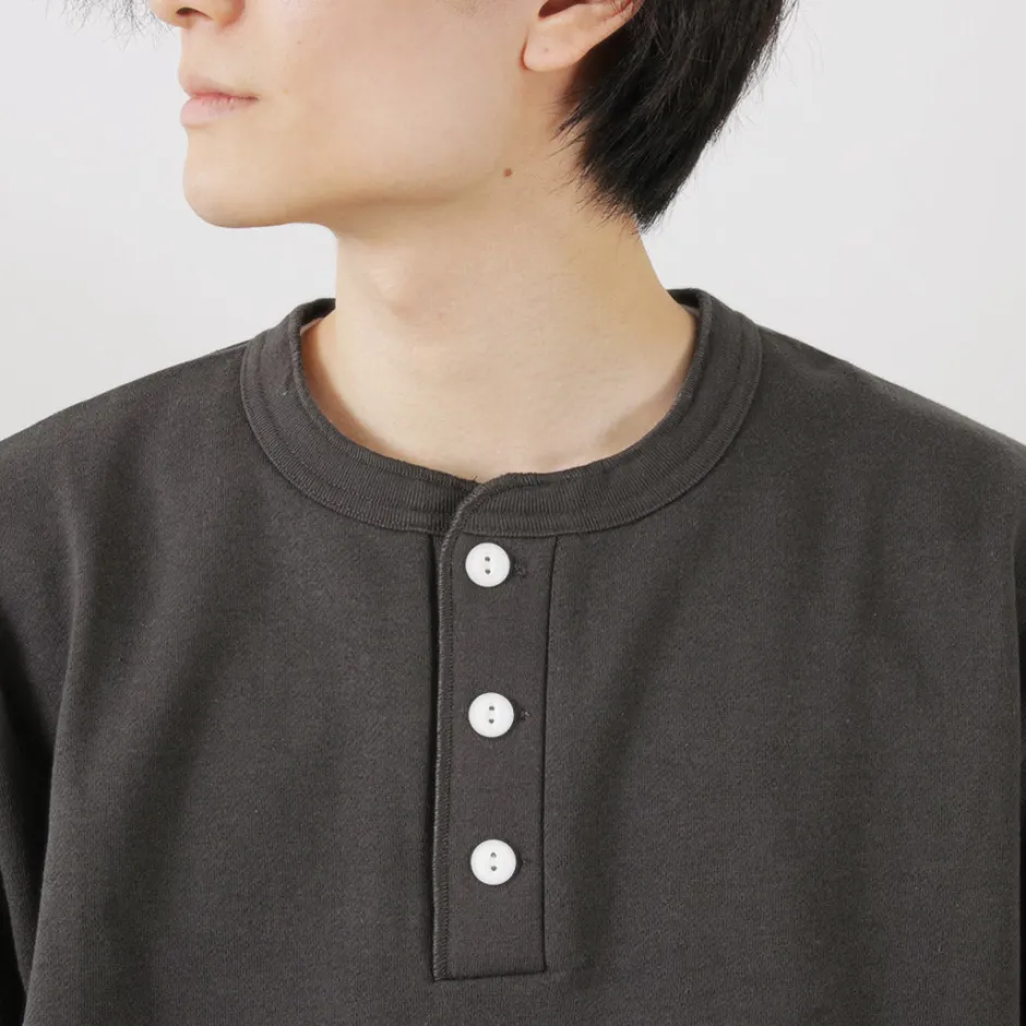 Sweatshirts^HEALTHKNIT / Classic Sweatshirt Henley Neck Long Sleeve