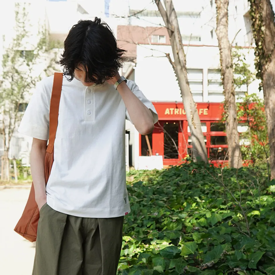 T-Shirts^HEALTHKNIT / x RAGHenry Neck T-shirt