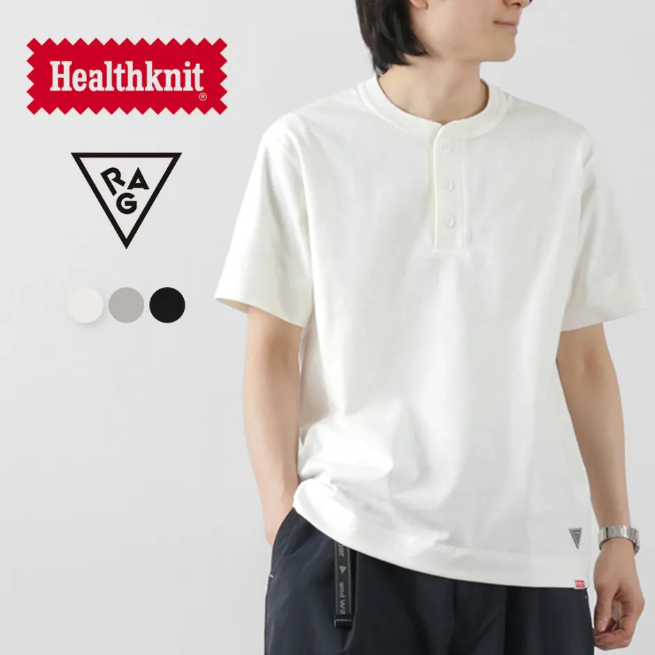T-Shirts^HEALTHKNIT / x RAGHenry Neck T-shirt
