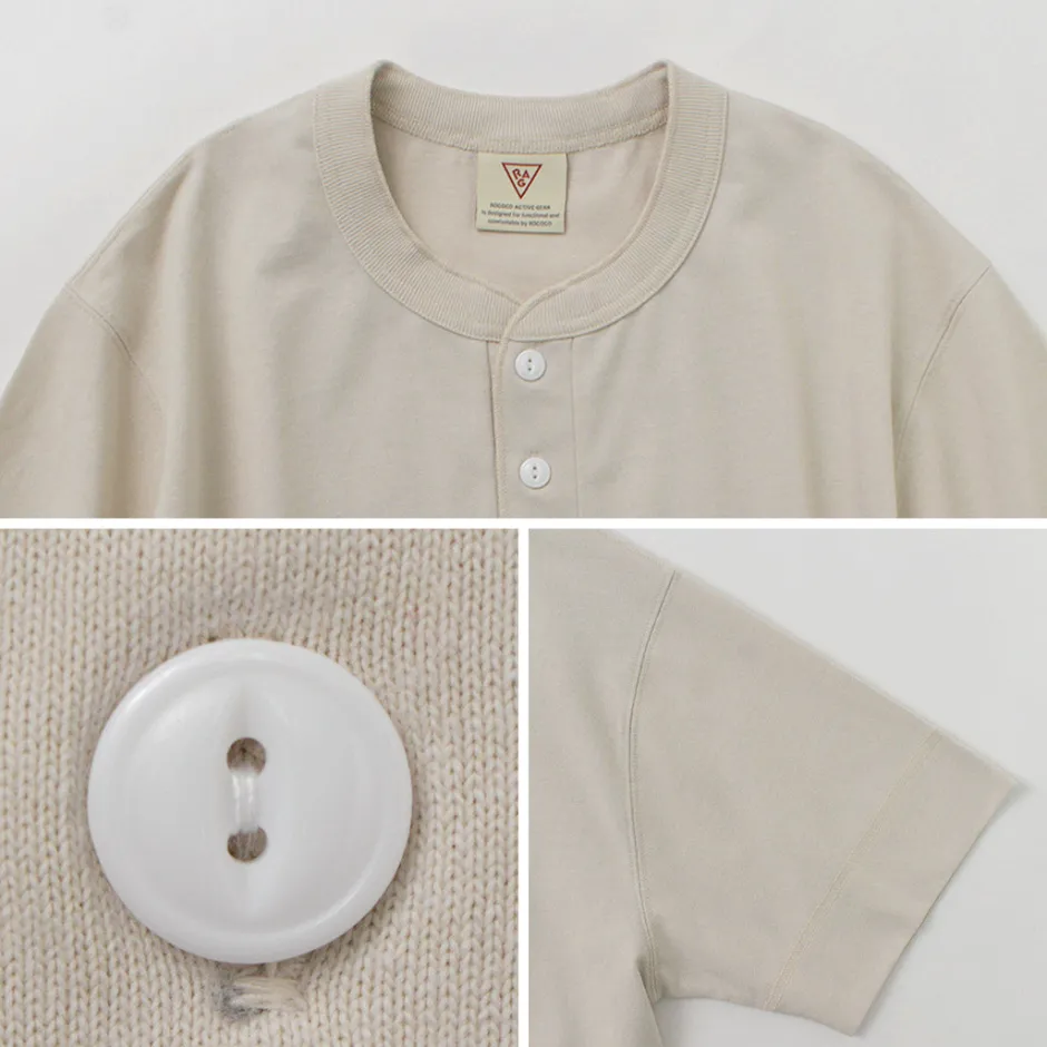 T-Shirts^HEALTHKNIT / x RAGHenry Neck T-shirt