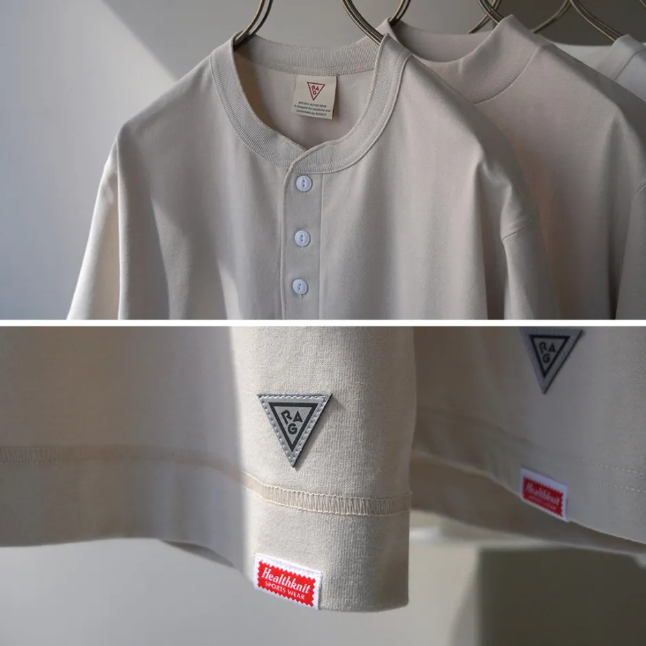 T-Shirts^HEALTHKNIT / x RAGHenry Neck T-shirt