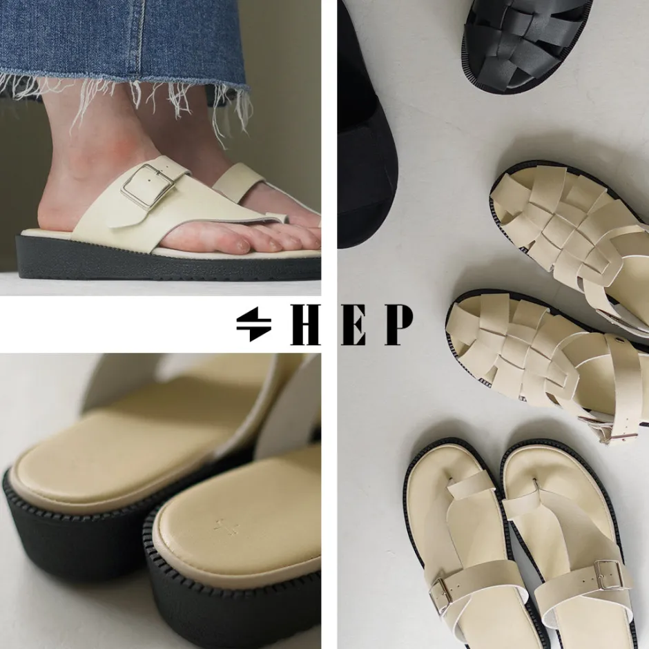 Sandals^HEP / BNH Ben-hur Sandal black