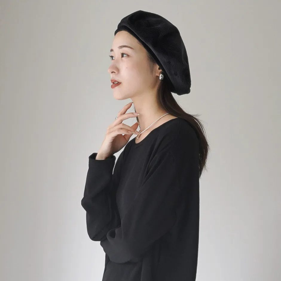 Hats^HICOSAKA / Corduroy Beret