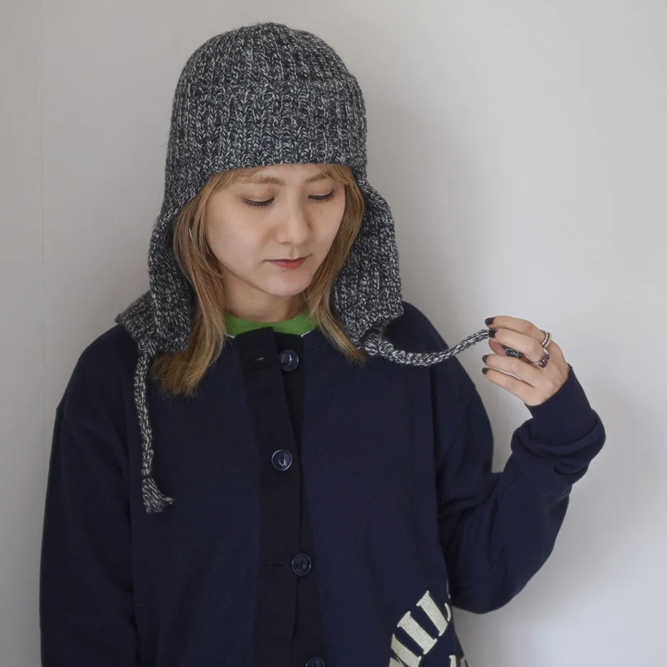 Hats^HICOSAKA / Knit Flight Cap