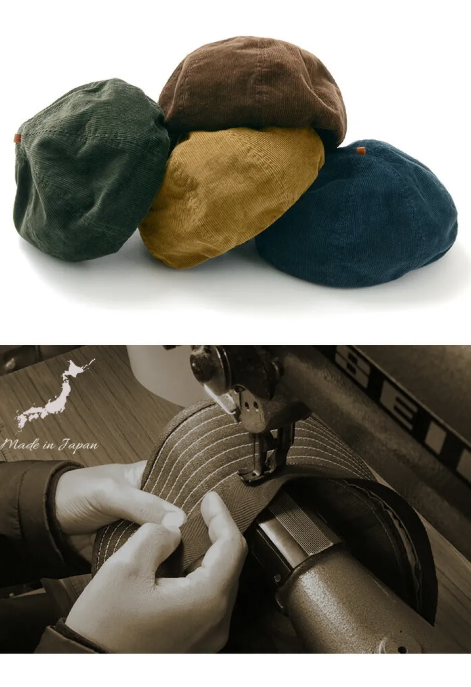 Hats^HIGHER / Corduroy beret