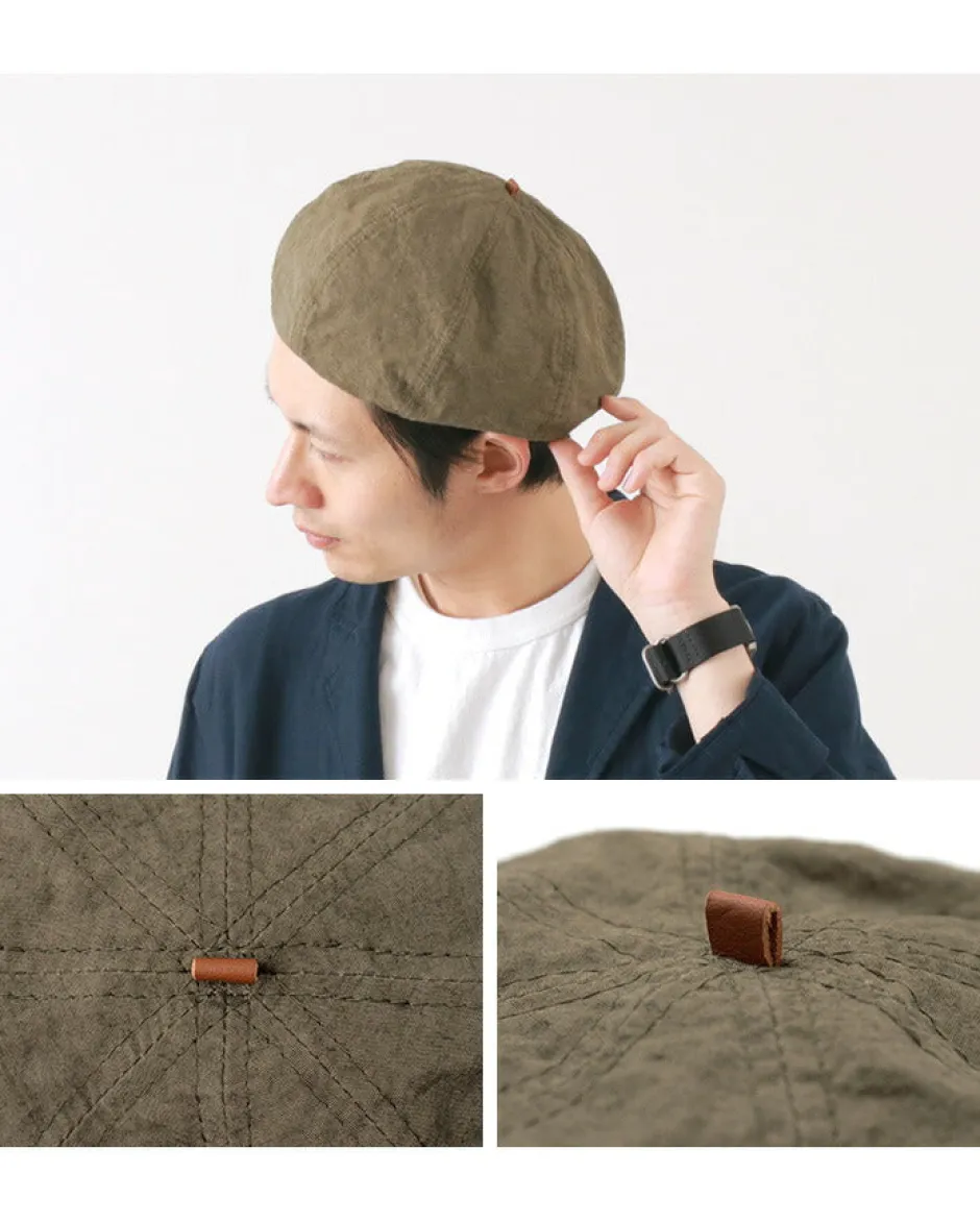 Hats^HIGHER / Cotton Linen Weather Beret