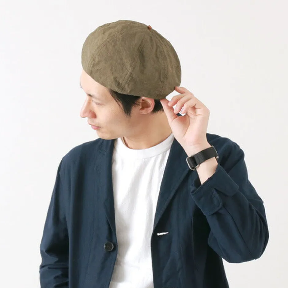 Hats^HIGHER / Cotton Linen Weather Beret