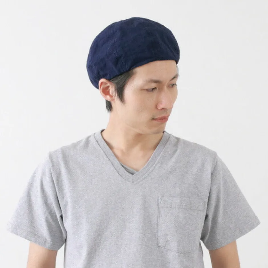 Hats^HIGHER / Cotton Linen Weather Beret