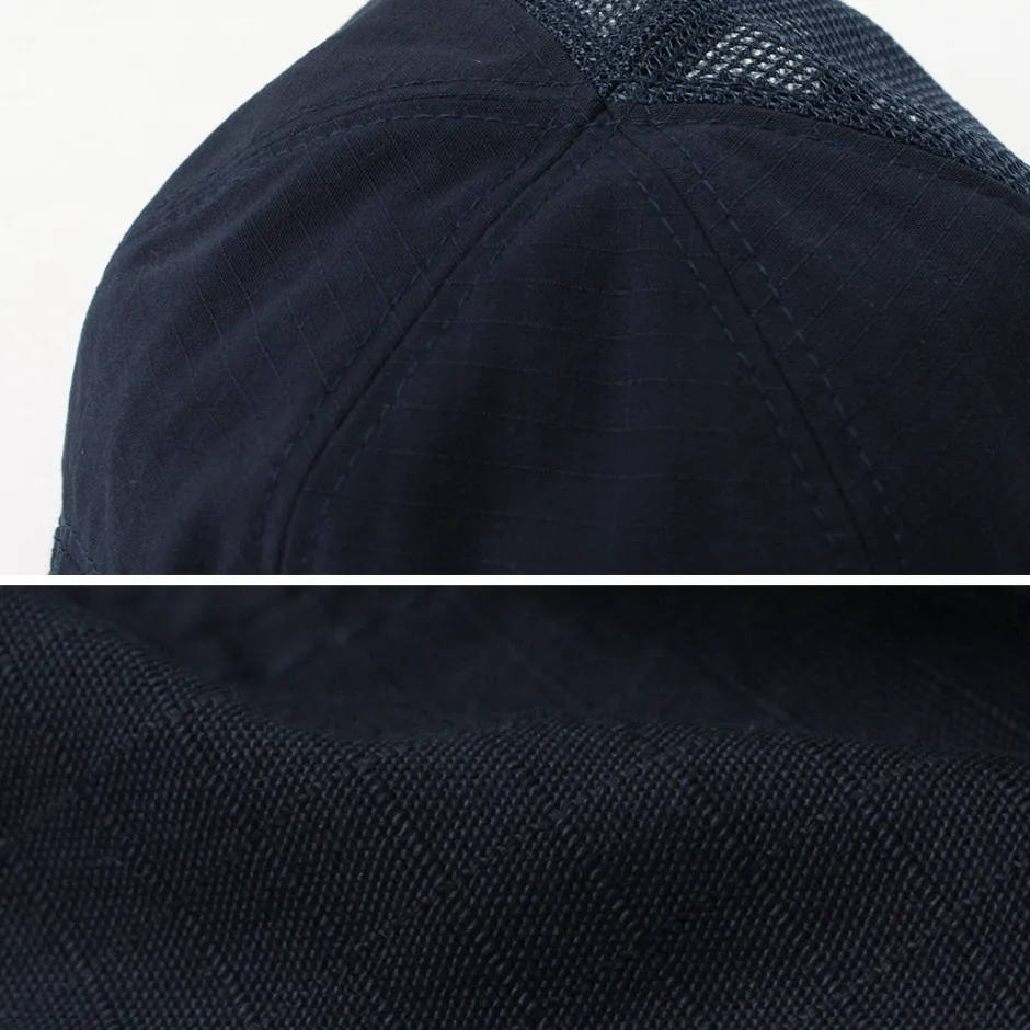 Hats^HIGHER / Cotton Nylon Ripstop 7 Panel Mesh Cap