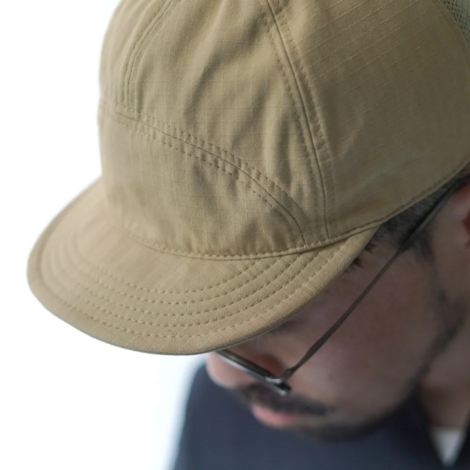 Hats^HIGHER / Cotton Nylon Ripstop 7 Panel Mesh Cap