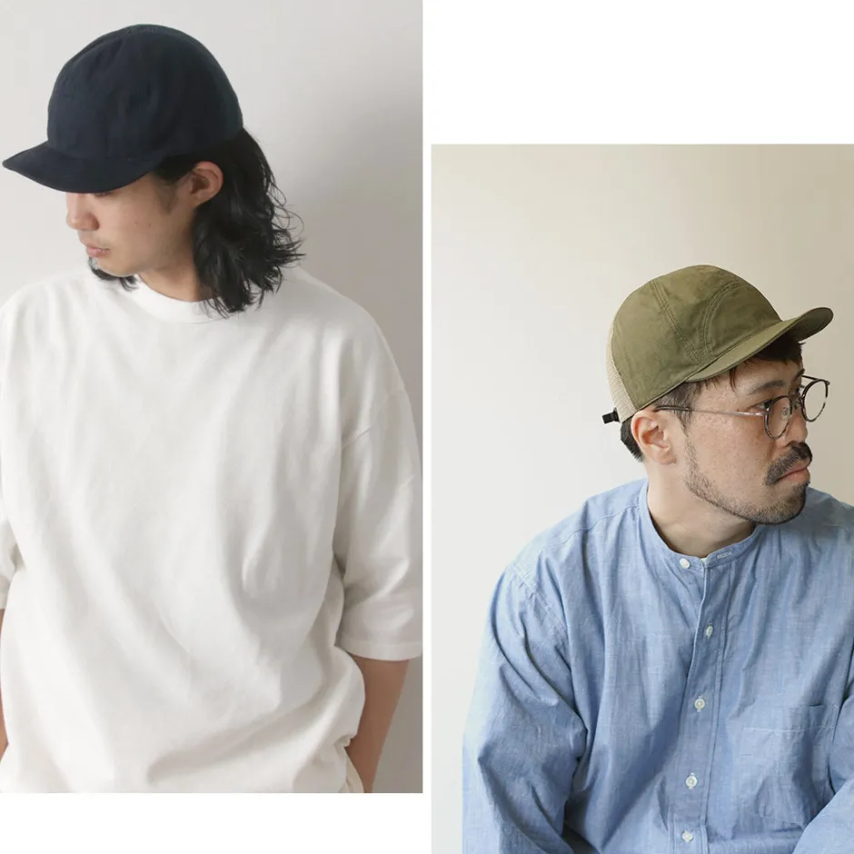 Hats^HIGHER / Cotton Nylon Ripstop 7 Panel Mesh Cap