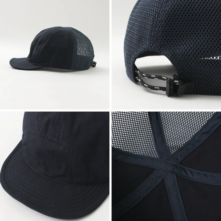 Hats^HIGHER / Cotton Nylon Ripstop 7 Panel Mesh Cap