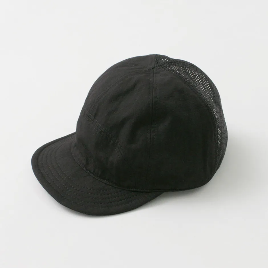 Hats^HIGHER / Cotton Nylon Ripstop 7 Panel Mesh Cap