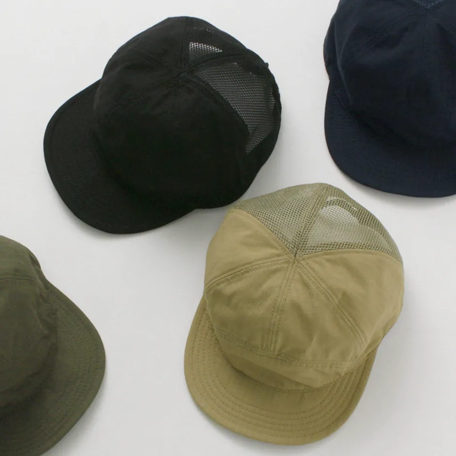 Hats^HIGHER / Cotton Nylon Ripstop 7 Panel Mesh Cap
