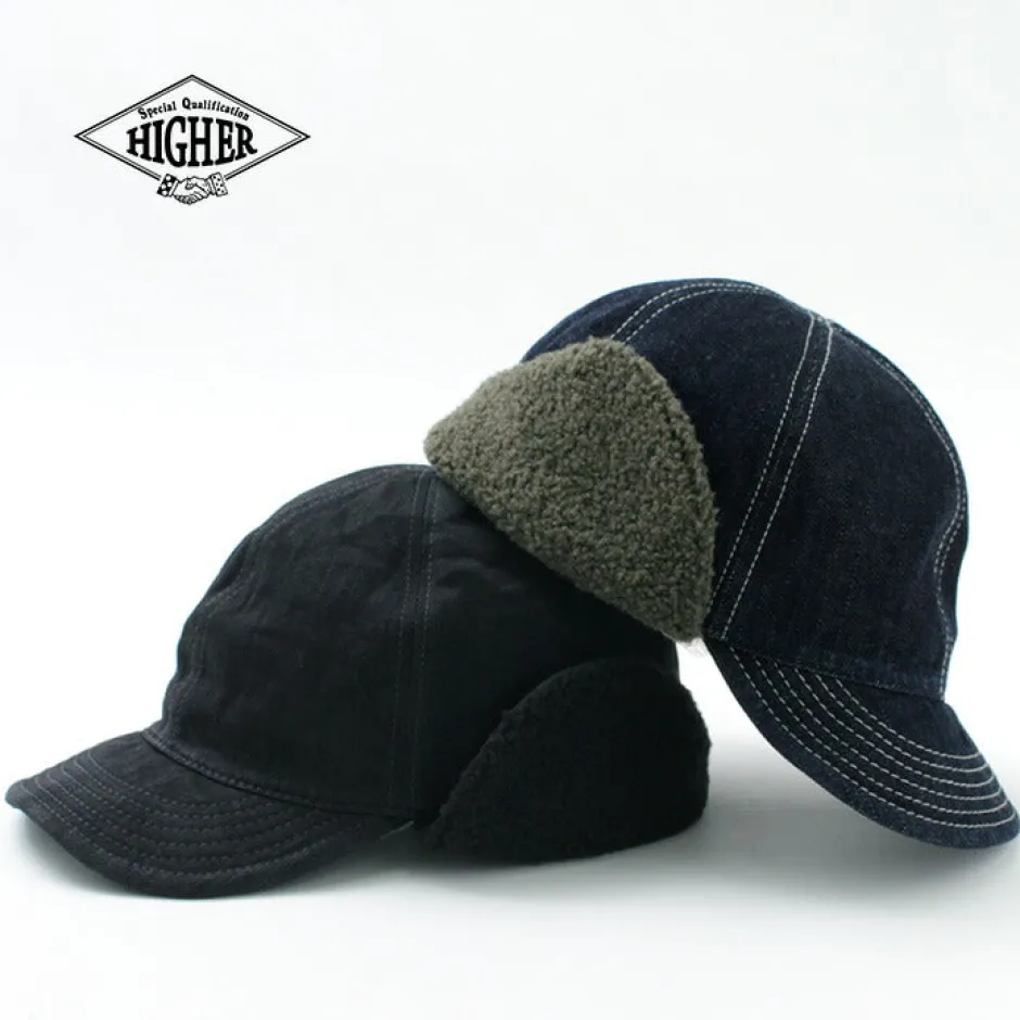Hats^HIGHER / DENIM & KATSURAGI HUNTER CAP