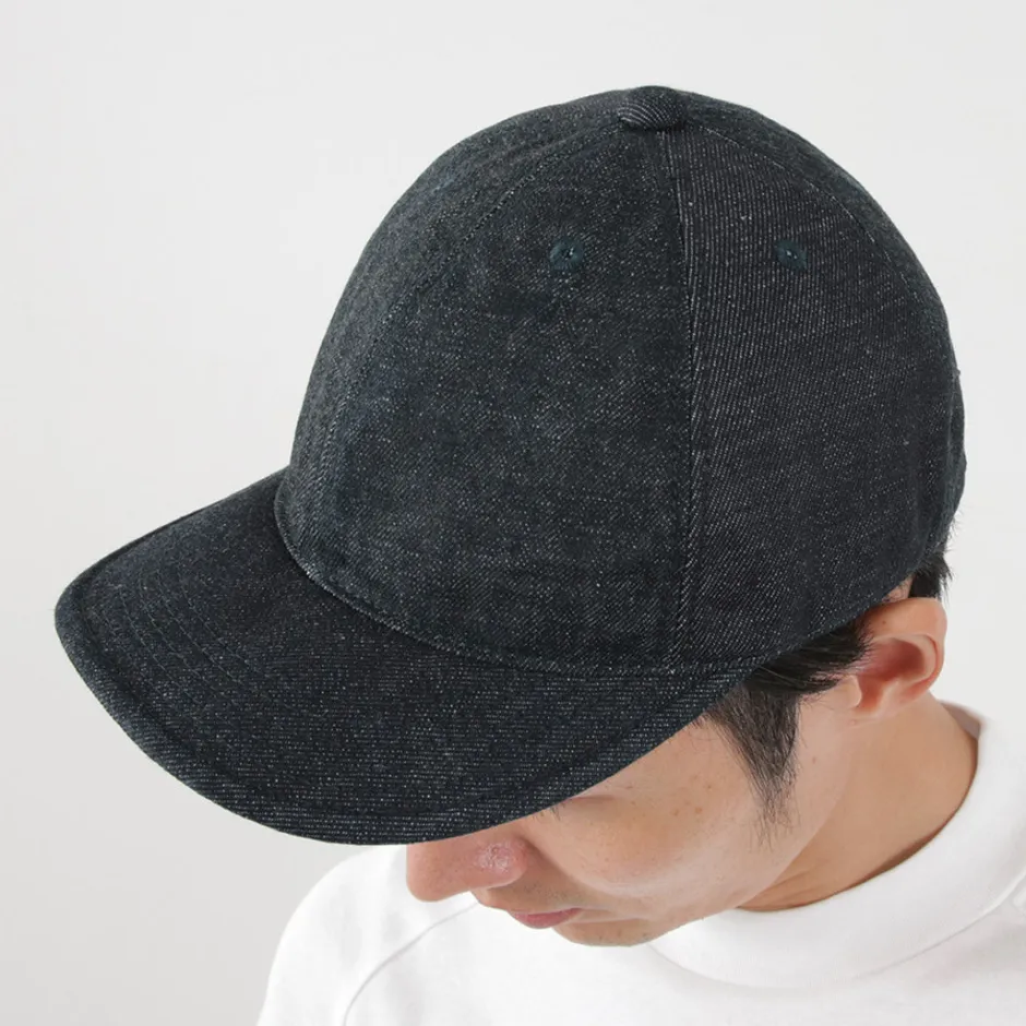 Hats^HIGHER / multi-panel cap denim