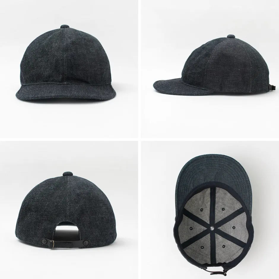 Hats^HIGHER / multi-panel cap denim