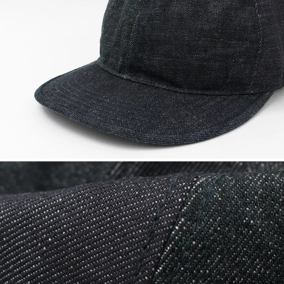 Hats^HIGHER / multi-panel cap denim