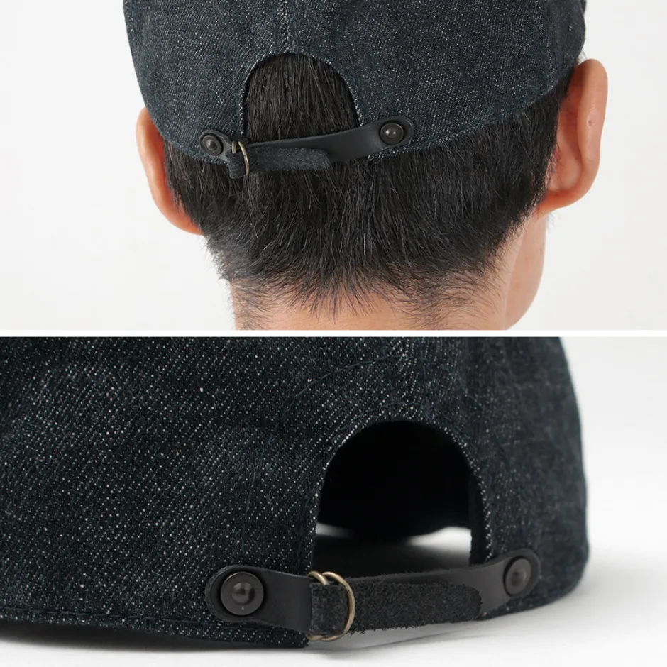 Hats^HIGHER / multi-panel cap denim