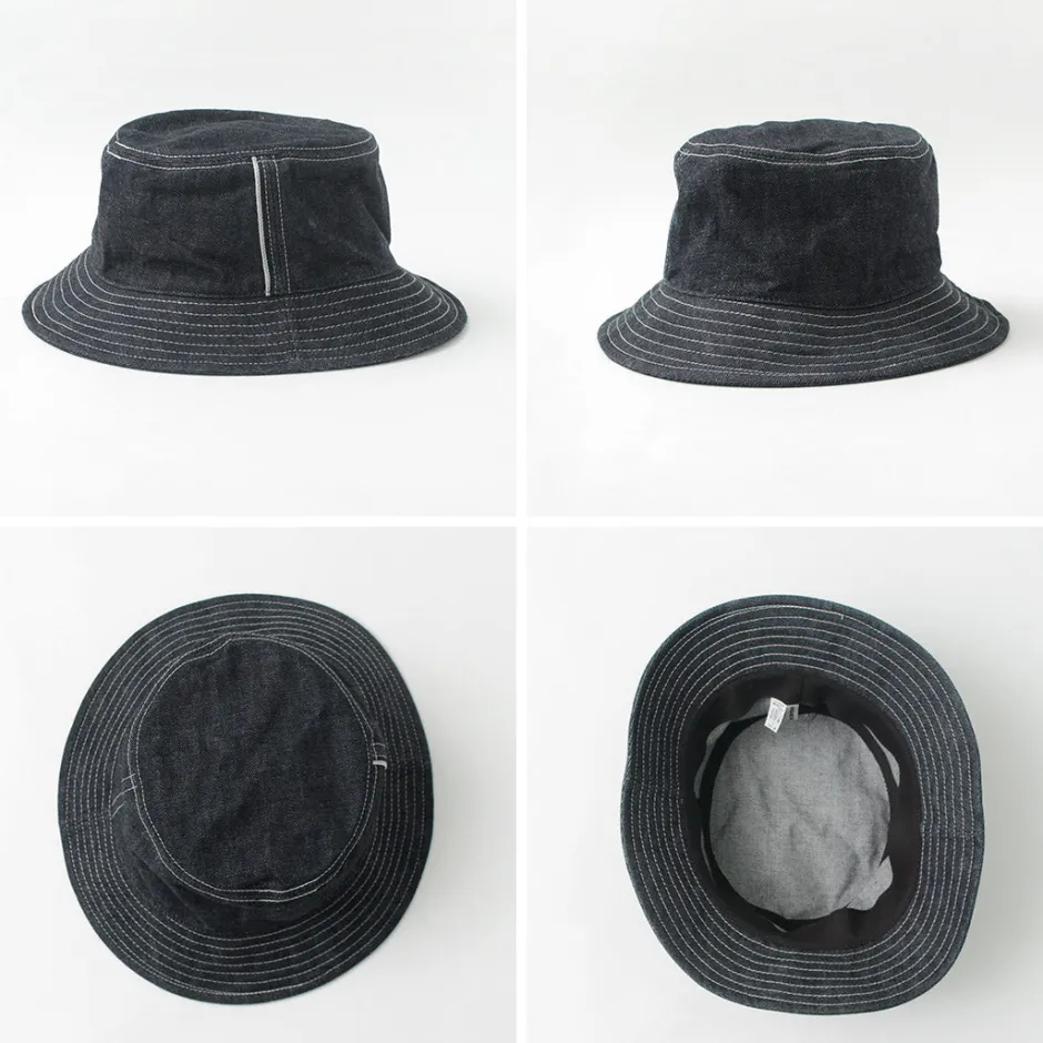 Hats^HIGHER / F191 Selvedge Bucket Hat denim