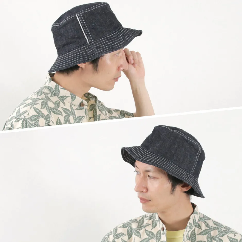 Hats^HIGHER / F191 Selvedge Bucket Hat denim