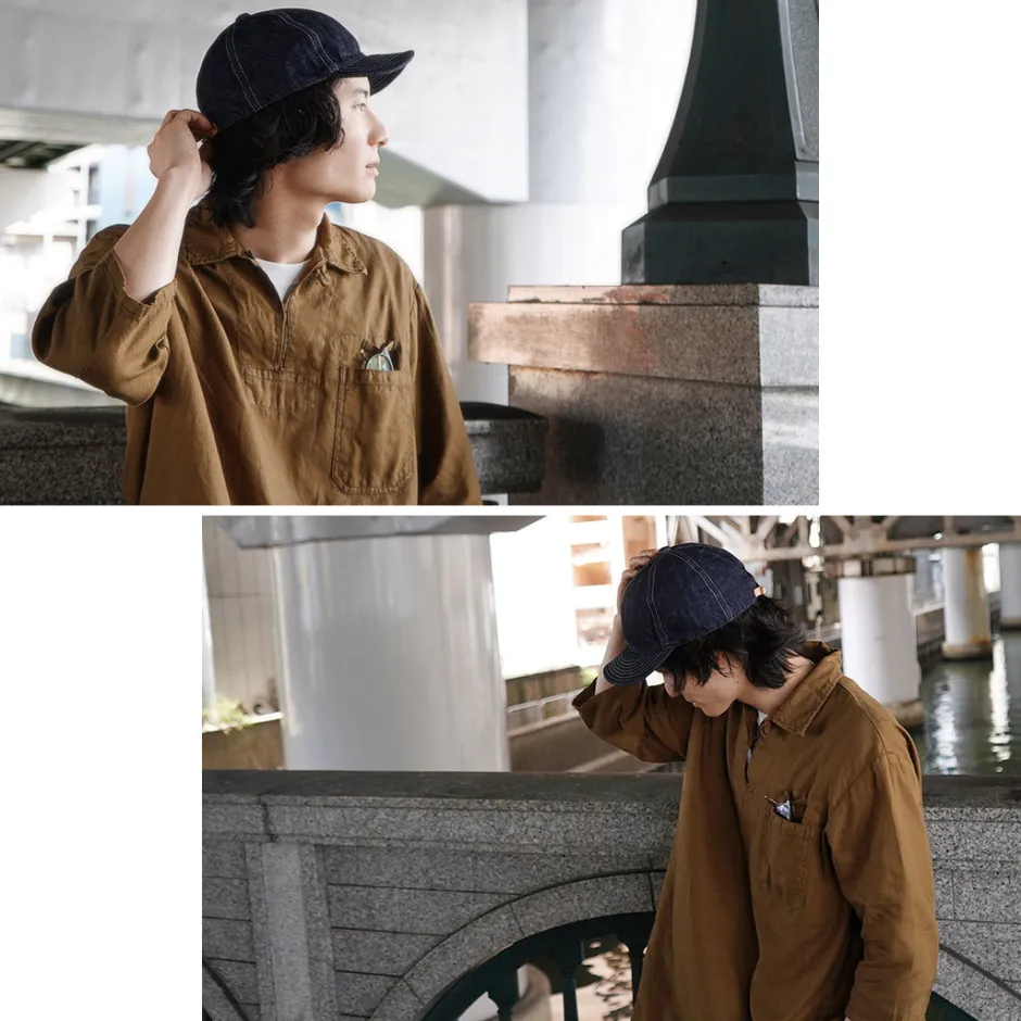 Hats^HIGHER / One-washed Selvage denim cap