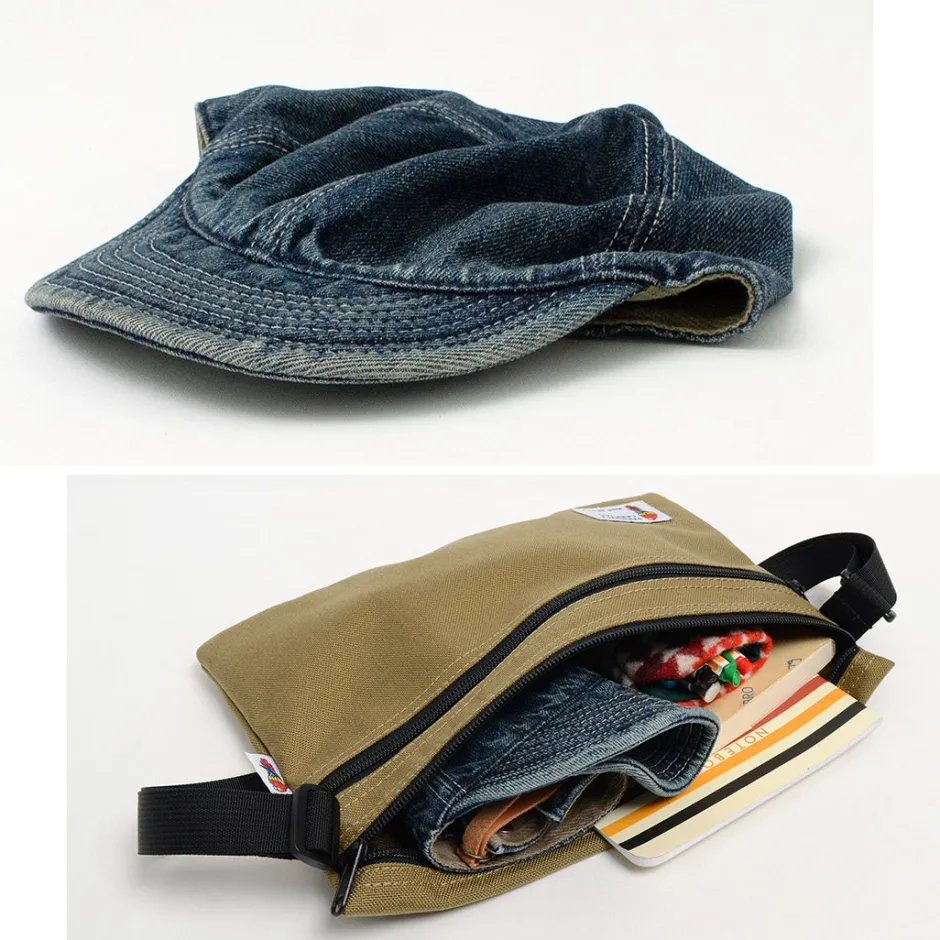 Hats^HIGHER / Selvage denim cap used-wash