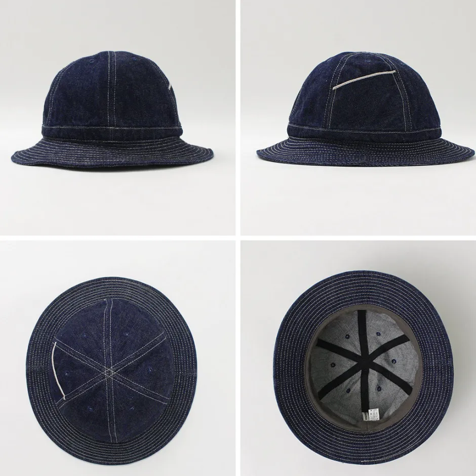 Hats^HIGHER / Selvage Panel 6 Hat - Onewashed denim