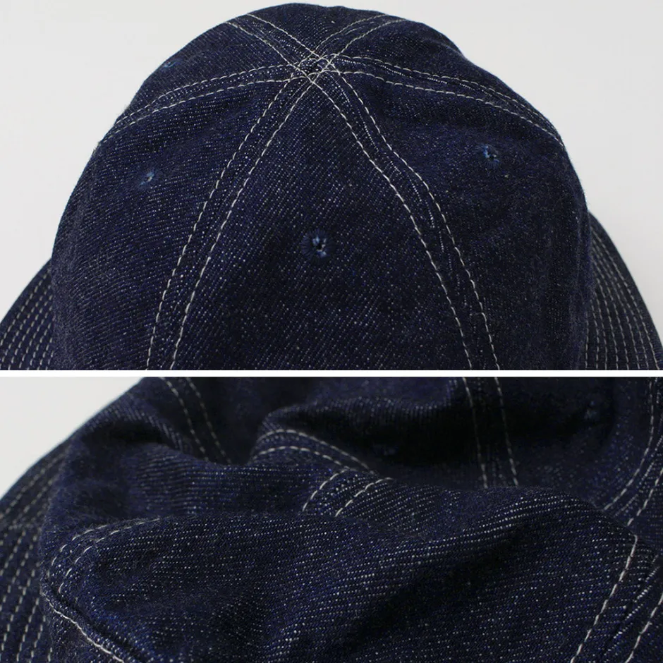 Hats^HIGHER / Selvage Panel 6 Hat - Onewashed denim