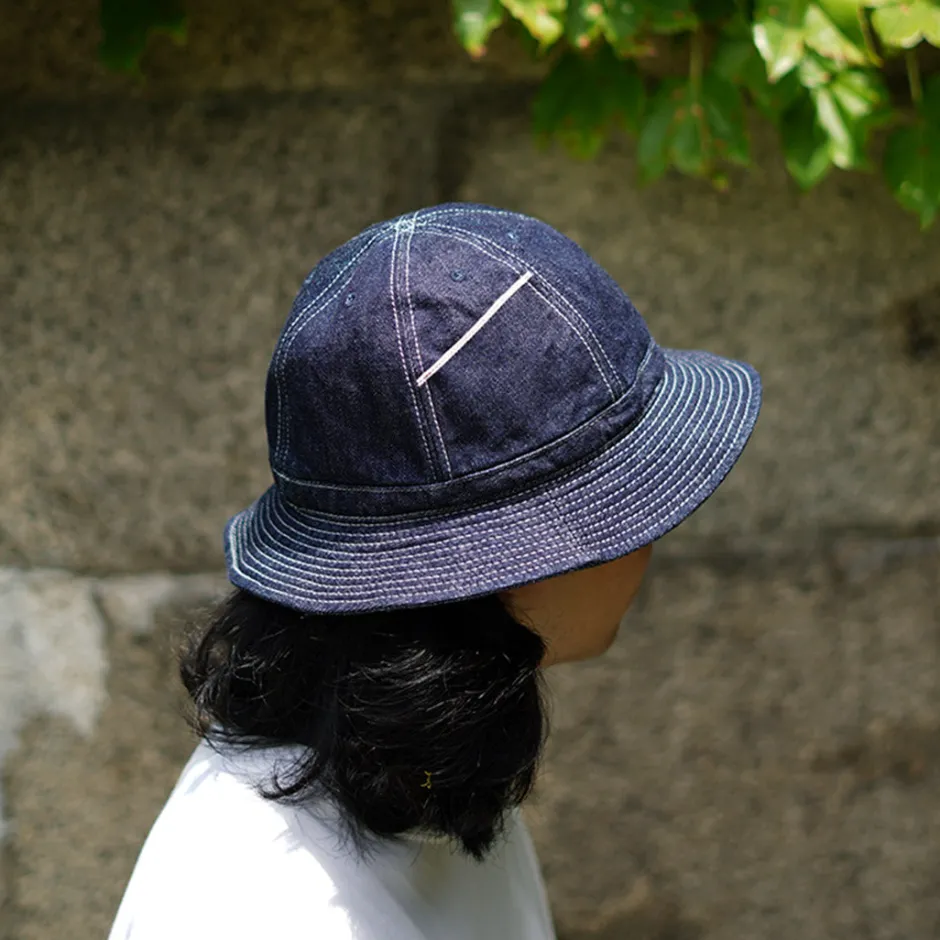 Hats^HIGHER / Selvage Panel 6 Hat - Onewashed denim