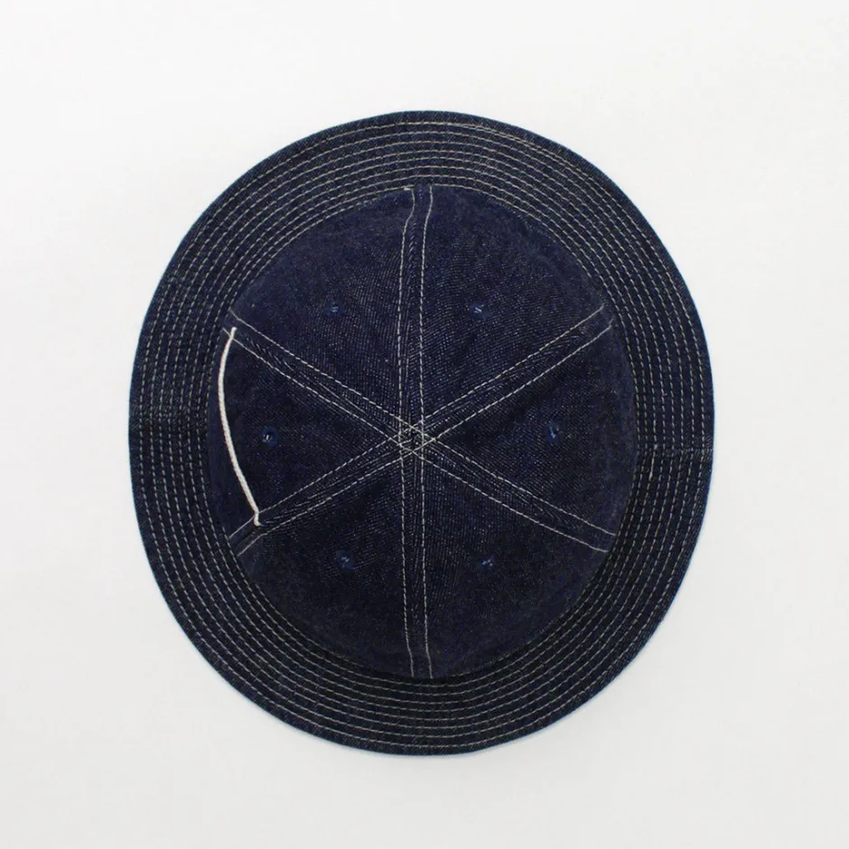 Hats^HIGHER / Selvage Panel 6 Hat - Onewashed denim