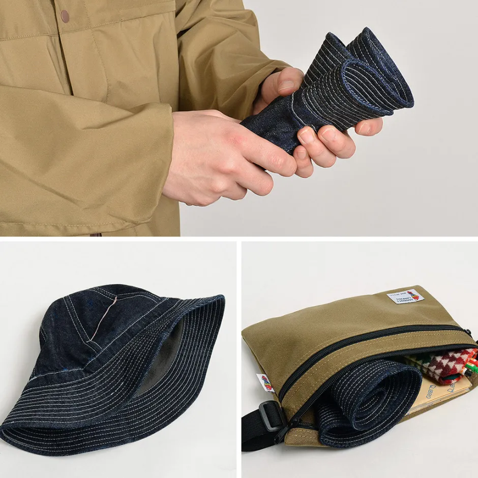 Hats^HIGHER / Selvage Panel 6 Hat - Onewashed denim
