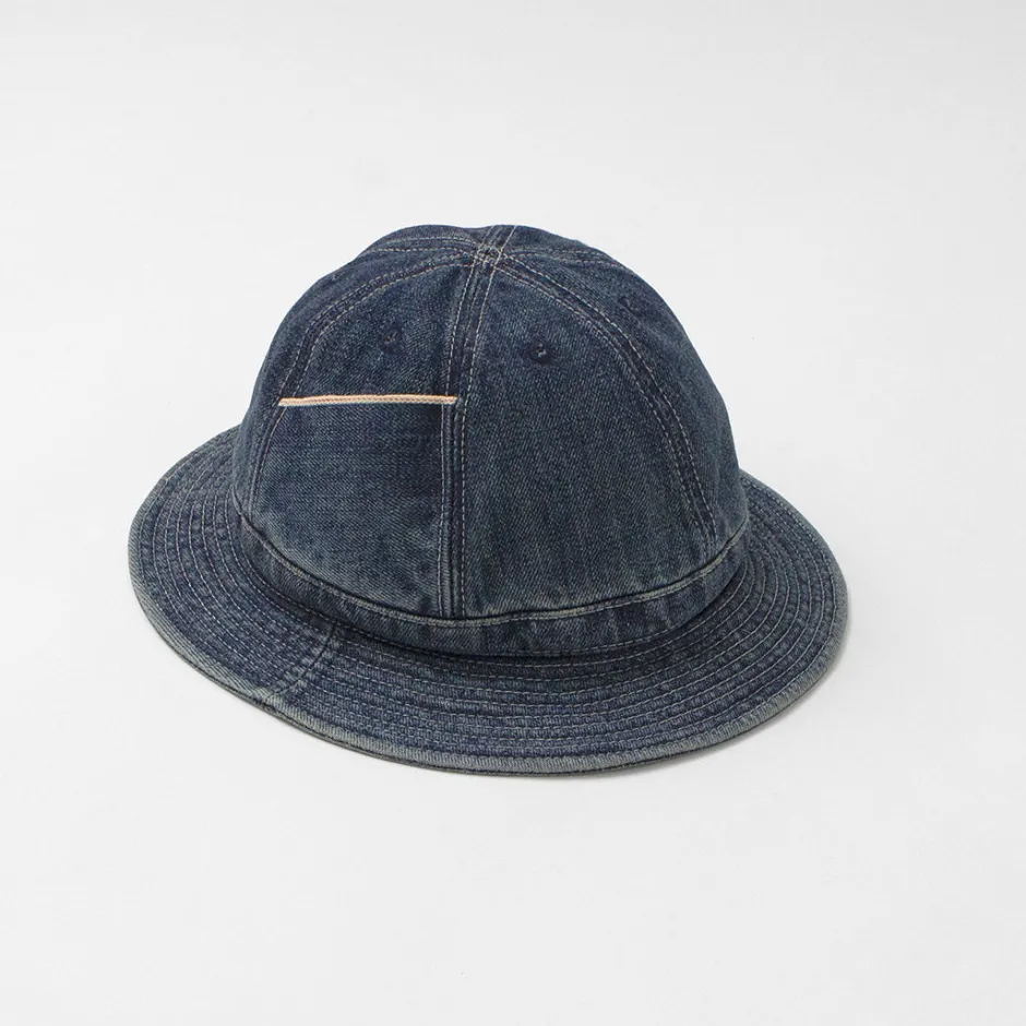 Hats^HIGHER / Selvage Denim Panel 6 Hat - Used finish used-wash